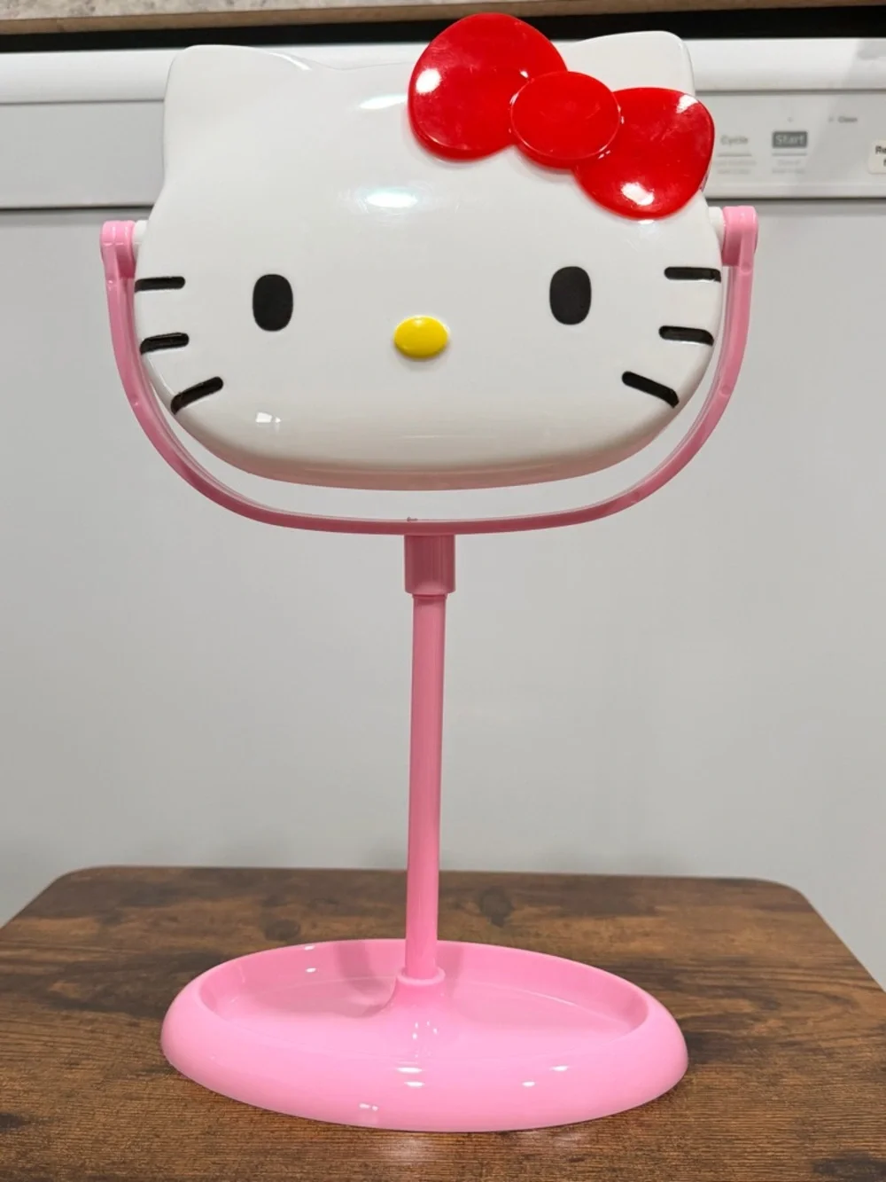 Hello Kitty Pink and Red Standing Kids Mirror